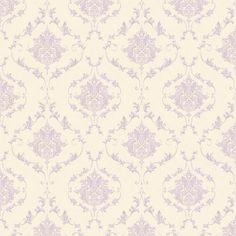 a wallpaper with an ornate design in pastel green and pale pinks on a white background