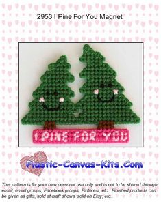 two green christmas trees on top of each other with the words pine - tree kit com