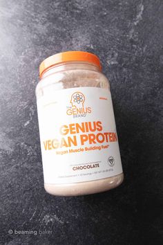 Best Vegan Protein Powder Review – Chocolate edition + RECIPE - Beaming Baker Protein Powder Smoothie, Vegan Protein Shake, Protein Powder Shakes, Pumpkin Protein