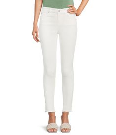 From Vince Camuto, these jeans feature:5 pocket silhouetteSkinny legFrayed hemButton front closureCotton/polyester/rayonMachine washImported. Sheath Gown, Ankle Jeans, Grey Jean, Vince Camuto, Clothing Accessories, Capri Pants, Mid Rise, Latest Trends, Clothes For Women