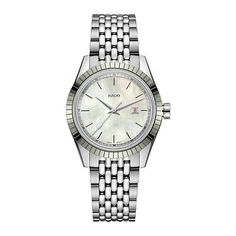 Rado HyperChrome Quartz White MOP Dial Stainless Steel Ladies Watch R33104918  | eBay White Gold Diamond Watch With Analog Round Dial, White Gold Diamond Watch With Analog Display, White Gold Analog Diamond Watch With Round Dial, Analog Diamond Watch In White Gold, Modern Diamond Watch With Chronometer, Ladies Watch, Swiss Made, Sapphire Crystal, Stainless Steel Case