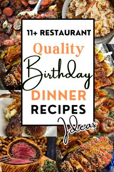 Wow your friends and family with these amazing birthday dinner recipes! #BirthdayBashRecipes #DinnerIdeas #PartyFood#birthday #birthdayparty