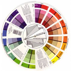 a color wheel with different colors in it