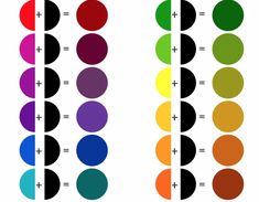 three different colors are shown in the same color scheme