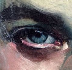 an eye is shown in this artistic painting