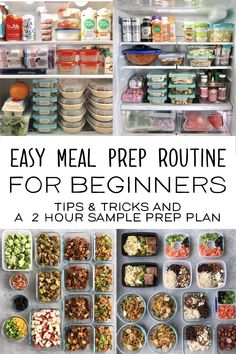 easy meal prep routine for beginners tips and tricks to plan a 2 hour sample prep plan