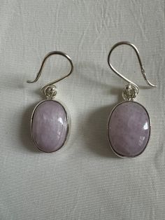 This pair of dangle kunzite earrings seems between pink and lavender depending on the light and what a person is wearing. Elegant Pink Earrings For Everyday Wear, Pink Elegant Everyday Earrings, Elegant Pink Everyday Earrings, Pink Rose Quartz Earrings With Natural Stones, Everyday Pink Pierced Earrings, Elegant Pink Amethyst Earrings, Pink And Lavender, The Light, Jewelry Earrings Dangle