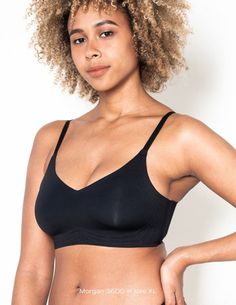 Second Skin Scoop Seamless Pullover Bra Micro-elastic Seamless Tops With Built-in Bra, Seamless Micro-elastic Versatile Top, Versatile Micro-elastic Seamless Top, Black Stretch Sports Bra With Soft Touch, Solid Seamless Sports Bra, Versatile Seamless Elastane Sports Bra, Seamless Fabric Tops With Built-in Bra, Seamless Micro-elastic Tops With Built-in Bra, Versatile Seamless Sports Bra In Elastane