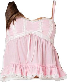 Cute Lace Trim Sleepwear, Cute Fitted Pink Camisole, Cute Sleeveless Sleep Tops, Feminine Fitted Bedtime Tops, Cute Fitted Pink Sleepwear, Cute Fitted Tops For Pajama Party, Fitted Camisole Tops For Sleepover, Wwe T Shirts, Flannel Sweatshirt