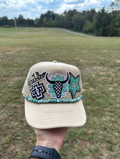 trucker hat designed uniquely for your enjoyment! these are so cute and fun especially to be able to wear this summer✨ if you would like one created from scratch please see my custom trucker hat listing😊 Women Trucker, Custom Trucker Hats, Hat Designs, Trucker Cap, From Scratch, This Summer, Caps Hats, Trucker Hat, So Cute