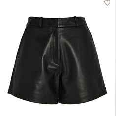 Claudie Pierlot Claudie Care Black Leather Shorts Nwt These Leather Shorts From Claudie Pierlot Hail From The Label’s Claudie Cares Range A Line-Up Designed To Protect Natural Resources And Ensure Sustainable Manufacturing. Imagined By The Label’s Stylists In The Heart Of Paris, They Display A Glossy Finish That Confidently Catches The Eye. Plain Leather Shorts Mid-Rise Waist Belt Loops On Waist 2 Slant Pockets 2 Back Welt Pockets Slightly Flared Straight Fit Zip And Hook-And-Eye Fastening Leath Blow Dry Salon, Black Leather Shorts, Sustainable Manufacturing, Leather Shorts, Leather Shops, Natural Resources, Waist Belt, Harrods, In The Heart