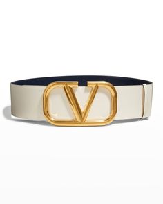 Valentino waist belt in box calf leather. Approx. measurements: 2.8"W (70mm). VRing logo buckle. Golden hardware. Made in Italy. Ring Logo, Sale Store, Monogrammed Items, Waist Belt, Valentino Garavani, Leather Belt, Calf Leather, Tops Designs, In Italy