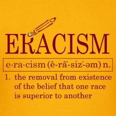 an orange t - shirt with the words eracrism written on it