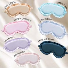 Elegant, soft, silky sleeping masks. Perfect for bridesmaids gift, bachelorette parties, or any occasion! Available in 9 beautiful colors! Cute Sleep Mask, Cute Sleep, Sleeping Masks, Switch Case, Nintendo Switch Case, Night Mask, Sleep Masks, Island City, Sleeping Mask