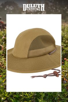 Women's Crusher Packable Sun Hat is really un-crushable! Stuff it anywhere - it's constructed to bounce back into shape. Check it out at Duluth Trading. Durable Brimmed Hats For Travel, Durable Brimmed Travel Hats, Khaki Flat Brim Sun Hat For Travel, Lightweight Brimmed Hats For Camping, Khaki Travel Hat With Uv Protection, Khaki Travel Hat With Upf 50+, Lightweight Brown Bucket Hat For Outdoor, Khaki Bucket Hat With Upf 50+ For Travel, Khaki Curved Brim Sun Hat For Travel