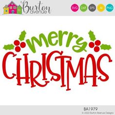 merry christmas svg cut file