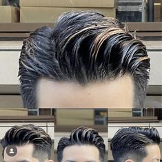 Vintage Hairstyles For Men, Taper Fade Short Hair, Men Hair Styles, Mens Haircuts Short Hair, Haircuts Short Hair, Men Haircut Curly Hair, Asian Men Hairstyle