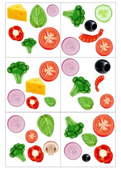 an image of different vegetables cut into squares