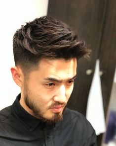 Asian Men Short Hairstyle, Short Textured Haircuts, Model Haircut, Mid Fade Haircut, Mens Pomade, Asian Haircut, Textured Haircut, Taper Fade Haircut