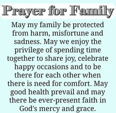 Prayer for Family                                                                                                                                                                                 More Prayer For My Family, Everyday Prayers, Quotes Bible, Prayer For Family, Prayer Verses, Prayers For Healing, Prayer Scriptures, Faith Prayer, Inspirational Prayers