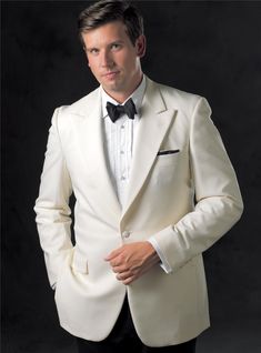 White Dinner Jacket - The Ben Silver Collection Luxury White Tuxedo Style Outerwear, Affordable Classic White Suit And Tie Accessories, Luxury White Tuxedo Outerwear, Classic Single-button Wedding Tuxedo, White Single Button Luxury Blazer, Luxury White Single Button Blazer, White Luxury Single-button Blazer, Classic Cream Tuxedo For Formal Occasions, Classic Tailored Wedding Blazer