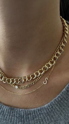 Elegant Necklace Stack, Elegant Gold Chain Layered Necklace, Elegant Gold Plated Layered Necklace, It Girl Jewelry, Chic Gold-tone Layered Necklace, Gold Tarnish-resistant Layered Necklace, Gold And Silver Jewelry, Designer Necklace