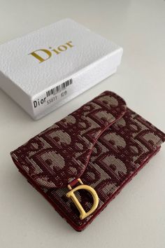 My Style Bags, Aesthetic Luxury, Handbag Essentials, Dior Saddle, Red Wallet, Cute Wallets