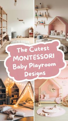 the cutest montessori baby playroom designs for girls and boys to enjoy