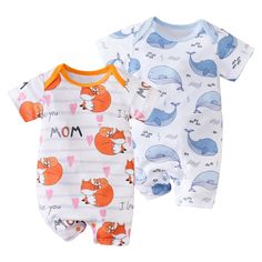 PRICES MAY VARY. 【Premium Material】Made from high-quality fabrics, our baby onesies are soft, breathable, and gentle on your little one's delicate skin 【Intro】These adorable rompers are perfect for your baby's everyday wear. With easy snap closures, dressing and changing diapers will be a breeze 【Design】Featuring cute cartoon prints, our baby onesies are not only stylish but also lightweight, keeping your baby cool and comfortable during hot summer days 【Size】Available in sizes ranging from 0 to 24 months, our baby onesies are designed to fit snugly and provide maximum comfort for your growing baby 【Occasion】Whether it's for outdoor adventures, daily activities, or indoor playtime, our baby onesies are suitable for all occasions, making them a must-have for every baby's wardrobe Our Baby 2 Multicolor Cotton Short Sleeve Onesie, Fitted Short Sleeve Onesie With Character Print, Summer Long Sleeve Printed Onesie, White Short Sleeve Onesie With Character Print, Multicolor Printed Summer Onesie, Newborn Animals, Long Sleeve Onesie, Girls Rompers, Cartoon Print