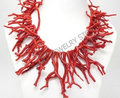 Handmade Red Necklace For Birthday, Handmade Red Necklaces For Birthday, Red Jewelry For Christmas Birthday, Red Coral Necklaces For Party, Red Coral Necklace For Party, Red Necklace For Valentine's Day Birthday, Red Necklace For Birthday And Valentine's Day, Starfish Story, Coral Tree