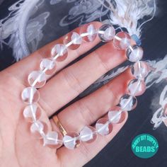 Kindly note: ensure that it is the natural beads,NO add color. Clear Phantom Crystal has the effect of purifying magnetic field. Wearing white ghost crystal can purify the magnetic field inside the human body, improve the negative energy of the human body, and sometimes clean the bad things in the human subconscious, so that people can slowly release and forget the unhappy things before, so as to obtain physical and mental pleasure. Like it,just buy it.Do not hesitate. Morer stone Beads: https:/ Adjustable Clear Round Bead Crystals, Clear Crystal Bracelet With 8mm Beads, Clear Crystal Bracelet With 8mm Round Beads, Adjustable Clear Crystal Bracelet With Round Beads, Spiritual Clear Round Beaded Bracelets, Clear Spiritual Beaded Bracelets, Clear Round Beaded Bracelets With 8mm Beads, Handmade Clear Beaded Round Bracelets, Handmade Clear Beaded Bracelets With Round Beads