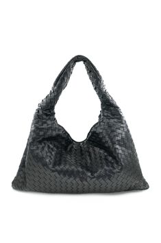 The Mina XL Hobo Bag exudes understated elegance with its oversized, woven design, making it both practical and refined. Available in timeless black or grey, it’s a sophisticated choice for those who appreciate the blend of form and function. Item#2688 Please call for in-store availability Size Measures 21.5 x 13.5 x 1 inches. Black Rectangular Hobo Bag With Intrecciato Weave, Black Intrecciato Weave Hobo Tote Bag, Elegant Intrecciato Hobo Bag For Travel, Black Hobo Shoulder Bag With Intrecciato Weave, Black Woven Leather Hobo Bag For Shopping, Black Intrecciato Weave Hobo Shoulder Bag, Chic Black Shoulder Bag With Intrecciato Weave, Everyday Black Shoulder Bag With Intrecciato Weave, Black Intrecciato Weave Shoulder Bag For Everyday