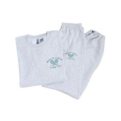 🛒 Are you looking for a trendy yet comfortable set that's great for lounging, athletics, or a casual day out? Look no further than our unisex Monte Carlo Tennis Country Club sweatsuit set. The cozy sweatsuit set includes matching sweatpants with a drawstring elastic waistband and a super soft pullover crewneck sweatshirt. This ultra-comfy matchy set gives you a look that's a little bit preppy and trendy all at once. 📦 FREE SHIPPING on orders $35 or more to US shoppers 👕Brand = Gildan 🧵Fabric = 50% Cotton / 50% Polyester ✂️Design = Kelly Green heat-applied vinyl  🎨Color = Ash -Colors will vary from computer to computer and monitor to monitor.  -The colors shown may not be an exact representation.  -Slight shade variations of garment colors are likely in the pigment dye process.  📏Sizi Athleisure Crew Neck Set With Letter Print, Athleisure Sets With Letter Print And Crew Neck, Athleisure Set With Letter Print And Crew Neck, White Tracksuit With Letter Print For Loungewear, Relaxed Fit Tracksuit With Letter Print For Loungewear, White Letter Print Tracksuit For Loungewear, Casual Crew Neck Activewear For Lounging, Letter Print Sportswear For Loungewear, Letter Print Activewear For Sports