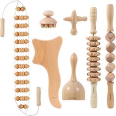 ad eBay - 【7 In 1 Wood Therapy Massage Tools Kit】Airelax's maderoterapia kit includes 1 Wooden Muscle Massage Roller Stick,1 Wooden Cube Muscle Massage Roller Stick,1 Wooden Massage Cup,1 Wooden Body Gua Sha Tool,1 Wooden Back Massage Roller Rope,1 Wooden Mushroom Massager,1 Wooden Cross Massager,1 User Manual,1 Cotton Drawstring Travel Bag. Wood Therapy, Back Massager, Wooden Cubes, Hand Massage, Self Massage, Therapy Tools, Massage Roller, Massage Tools, Massage Oil