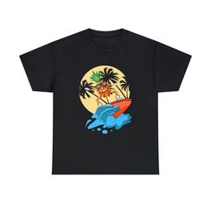 "FREE SHIPPING WHEN YOU BUY 2 OR MORE SHIRTS! 🍍 Ride the Tropical Waves with our \"Surfing Pineapple Tee\"! ️🍍 Embark on a beach adventure like no other with our captivating \"Surfing Pineapple Tee.\" This shirt features a delightful design, blending the playful spirit of a pineapple with the thrill of catching waves in paradise. 🌟 Why Choose Our \"Surfing Pineapple Tee\"? 🌟 ️ TROPICAL VIBES: Our t-shirt brings the laid-back vibes of the tropics to life, capturing the essence of sun, sand, and surf in a refreshing and fun way. 🍍 PINEAPPLE SURFER: Crafted to evoke smiles and evoke the beach-loving spirit, this tee showcases a pineapple embracing the art of surfing, creating a whimsical and tropical charm. ️ COMFORTABLE FIT: Made with premium materials, our tee offers a soft and cozy fe Casual Short Sleeve T-shirt For Water Sports, Fun Beach T-shirt With Sublimation Print, Hawaiian Shirt With Graphic Print For Vacation, Hawaiian Graphic Print Surfing Shirt, Graphic Print Hawaiian Shirt For Surfing, Summer Water Sports Short Sleeve T-shirt, Graphic Print Short Sleeve Hawaiian Shirt For Surfing, Casual Hawaiian Shirt With Graphic Print For Surfing, Short Sleeve Hawaiian Shirt With Graphic Print For Surfing