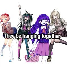 (i do not wish to kill myself so dw 😭😭) #omori #dokidoki #danganronpa Vocaloid Funny, Danganronpa Funny, Dark Jokes, Danganronpa Memes, Fandom Crossover, Having No Friends, Im Going Crazy, Anime Crossover