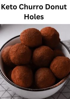 Keto Churro Donut Holes - EASY KETO RECIPES Keto Donut Holes, Churro Donuts, Alkaline Diet Plan, Keto Meal Recipes, Keto Donuts, Cranberry Cream Cheese