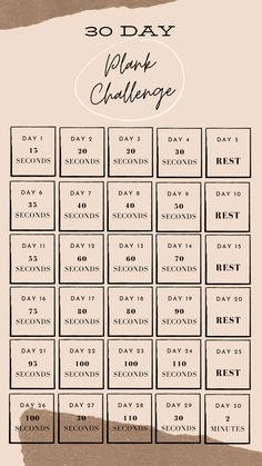 the 30 day blank challenge is shown in black and white, with text on it