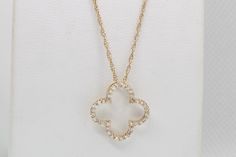 "Indulge in the elegance of our 14K Yellow Gold Clover Pendant, adorned with 1/3 carat total weight of Lab Diamonds, and accompanied by an 18\" chain. This exquisite piece is skillfully handcrafted by our artisanal goldsmith at Jewelry By You." 14k Gold Necklace With Vvs Clarity For Wedding, Elegant 14k Stamped Necklaces For Wedding, Elegant 14k Stamped Diamond Necklace For Formal Occasions, Classic 14k Gold Diamond Necklace, White Gold 14k Diamond Necklace For Wedding, Elegant Formal 14k Stamped Diamond Necklace, Fine Jewelry 14k Gold Diamond Necklace With Vvs Clarity, Classic Diamond Necklace Stamped 14k, Exquisite 14k Stamped White Gold Jewelry