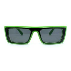 A retro inspired pair of mod rectangular sunglasses. These slim rectangular sunglasses come with an eye-catching dimensional beveled frame and complementing minimalistic angular silhouette. The exquisitely crafted frame with minimalistic rectangular shape will give a trendy retro appeal. Made with a plastic based frame, metal hinges, and 100% UV protected lenses. (c139) Size: 5 11/16" (144mm) x 1 11/16" (44mm).  Color: Black.  Gender: unisex.  Age Group: adult. Retro Wayfarer Sunglasses For Streetwear, Green Rectangular Sunglasses With Mirrored Lenses, Retro Rectangular Sunglasses With Anti-reflective Coating, Retro Shield Sunglasses With Square Frame And Tinted Lenses, Green Rectangular Sunglasses With Uv Protection, Retro Rectangular Polarized Shield Sunglasses, Retro Rectangular Shield Sunglasses For Summer, Retro Rectangular Sunglasses With Uv Protection, Retro Rectangular Sunglasses With Polarized Lenses