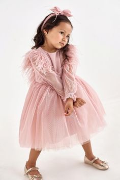 This elegant, fluffy pink baby girl dress with feathers fit perfectly for your little girl and shewill look like a little princess in this elegant vintage outfitk. Made from Italian lace and tulle. Suitable for babies and toddlers. Also this princess dress will be a good gift on birthday or other celebration. This vintage dress looks very pretty. Princess Style Dress With Ruffles For First Birthday, Princess Style Ruffled Dress For First Birthday, Pink Ruffled Dress For First Birthday, Pink Playful Princess Dress For First Birthday, Toddler Victotian Pink Dress, Vintage Toddler, Eid Dresses, Pink Baby Girl, Most Beautiful Dresses