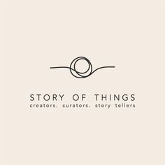 the logo for story of things creators, authors, story tellers and more