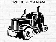 Truck Clipart, Semi Truck, Diy Invitations, Truck Driver, Semi Trucks, Wedding Supplies, Digital Clip Art, Sticker Labels