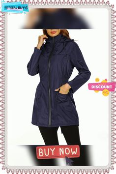 Waterproof Light Raincoat Hooded Windbreaker Mountaineering Jacket Women's Jacket Windproof Windbreaker For Cold Weather In Fall, Winter Windproof Long Sleeve Raincoat, Winter Long Sleeve Windproof Raincoat, Windproof Outerwear For Outdoor Activities In Fall, Weatherproof Nylon Long Sleeve Raincoat, Waterproof Long Sleeve Fall Outerwear, Winter Raincoat With Pockets, Windproof Solid Color Parka For Fall, Weatherproof Hooded Outerwear For Hiking