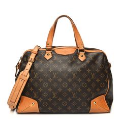 This is an authentic LOUIS VUITTON Monogram Retiro GM. This tote is beautifully crafted of classic Louis Vuitton monogram coated canvas with vachetta leather trim, including sturdy strap handles and an optional shoulder strap with brass hardware. The shoulder bag has a top zipper that opens to a beige microfiber interior with patch pockets. Luxury Satchel In Monogram Canvas, Luxury Monogram Canvas Satchel With Detachable Handle, Luxury Monogram Canvas Satchel, Luxury Monogram Canvas Satchel With Leather Handles, Luxury Monogram Canvas Formal Bag, Luxury Leather Handle Satchel For Everyday Use, Luxury Monogram Canvas Shoulder Bag With Palladium Hardware, Luxury Shoulder Bag In Monogram Canvas With Palladium Hardware, Luxury Shoulder Bag With Palladium Hardware And Monogram Canvas