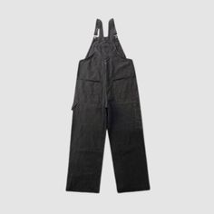 Material: 97% Cotton.Features: Overalls, pants, relaxed fit, adjustable straps, functional front and back pockets, solid color, unisex, oversized, couple outfits.Style: Casual, college Casual Black Straight Leg Overalls, Utility Cargo Overalls, Utility Solid Overalls With Pockets, Utility Overalls With Pockets, Casual Cotton Overalls For Outdoor Activities, Cotton Overalls With Pockets For Outdoor Activities, Black Overalls With Pockets, Utility Overalls With Side Pockets For Streetwear, Casual Overalls With Pockets For Outdoor