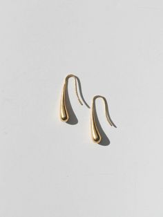 Luxe Gold Droplet Earrings - Ethical Trade Co Droplet Earrings, Fair Trade Jewelry, Tear Drop Earrings, Simple Elegant, Gold Collection, Simple Earrings, Etsy Fashion, Minimalist Earrings, Earring Backs