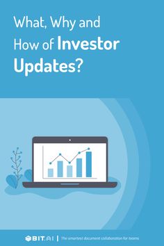 a laptop with the text what, why and how of investment updates?