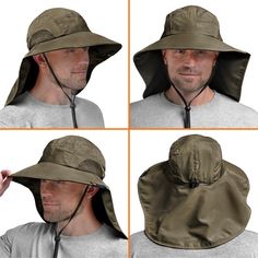 Sun Cube Premium Outdoor Sun Hat with Neck Flap Our Premium Outdoor Sun Hat is the perfect gear to keep you protected in the sun during any outdoor activities. Particularly suited for fishing, hiking, camping, safari, gardening, and other outdoor activities, our hat will perform and let you achieve more outside! It comes with the following features: Protect you from the sun -- Wide brim and neck flap to protect you from all angles from the blazing sun. It is also 50+ UPF, offering complete UV pr Fishing Hats For Men, Safari Hat, Safari Adventure, Wide Brim Sun Hat, Fishing Hat, Hat For Men, Windy Day, Hat For Man, Beach Hat