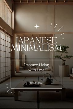 Learn how to embrace Japanese minimalism, a lifestyle centered around simplicity, intentional living, and harmony. This guide explores key principles like decluttering, mindful consumption, and creating a tranquil environment. Discover how incorporating Japanese minimalism into your home and life can lead to a more peaceful, balanced existence. Perfect for those seeking to simplify and find joy in less. 🌸 #JapaneseMinimalism #SimplifyLife #MindfulLiving #DeclutterYourSpace #MinimalistHome Japanese Lifestyle Aesthetic, Japanese Minimalism Lifestyle, Japanese Minimalist Home, Mindful Consumption, Minimalist Hygge, Zen Minimalism, Living With Less, Minimalism Challenge, Lifestyle Articles